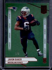 2024 Panini Donruss Elite Javon Baker Status Die Cut Rookie RC #/9 Patriots