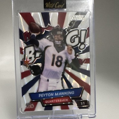 Wild Card 2026 Alumination Just the Hits Peyton Manning #BC-PM Broncos 1/1