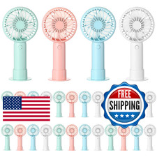 Tujoe 24 Pcs Mini Handheld Fan, 3 Speed, Portable, Rechargeable
