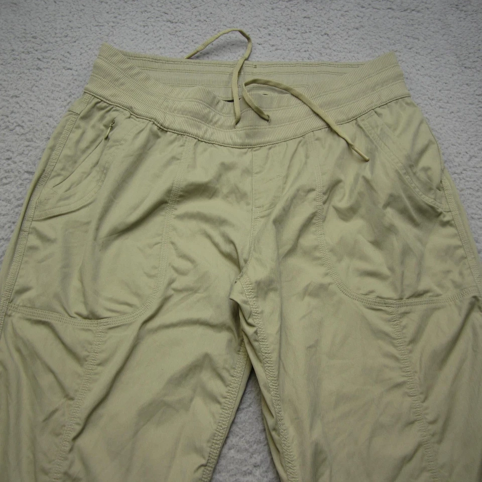 North Face Pants Womens L Brown Stretch Drawstring Hiking Outdoor Lightweight - Image 2 of 4
