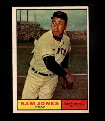 Sam Jones #555 1961 Topps card