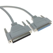 DB37 Male To Female Data Extension Cable High-speed for Computer Moden Scanner