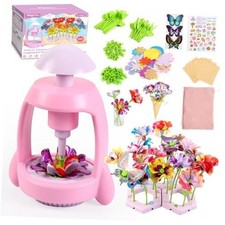 Fabric Flower Making Toys, DIY Flower Press Kits for Kids Ages 3-12, Creative