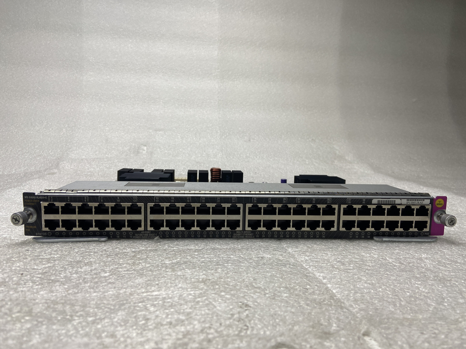 Cisco WS-X4648-RJ45V+E Gigabit Linecard POE Enhanced 48-Port USED -PULLED-