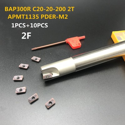 BAP300R Milling Cutter 120-250mm 1T-3T 10PCS APMT1135 Carbide Insert Tool Holder