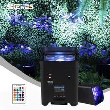 LED 6x18W RGBWA UV 6in1 Wireless Battery Par Light Remote APP Control Bar Stage