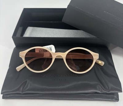 Carolina Lemke Berlin Eyewear Vertigo Beige Milky & Luxury Premium Case CL9177-2