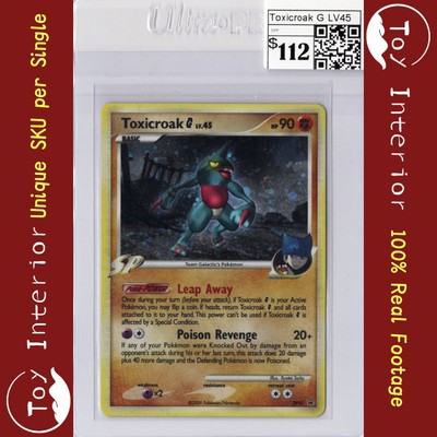 Toxicroak G LV45 Promo English DPP DP41 Diamond & Pearl Promo 2007