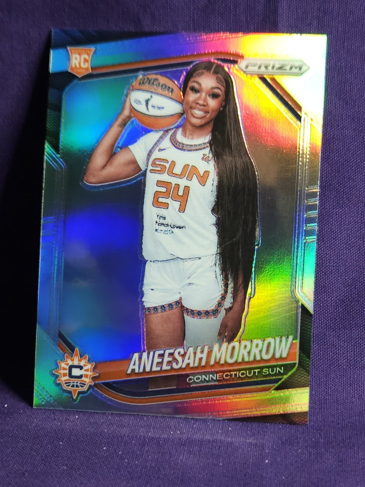 2025 Panini Prizm WNBA #146 Aneesah Morrow Silver Prizm Variation RC