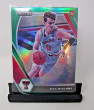 Mac McClung 2021-22 Panini Prizm Draft Picks #39 Green Prizm RC Pre-Rookie