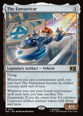 *MtG: THE FANTASTICAR - Commander Marvel Super Heroes Rare - magicman-europe*