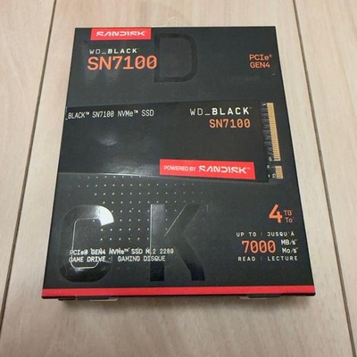 SanDisk WD BLACK SN7100 4TB M.2 2280 NVMe Internal SSD High Speed Unopened