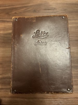 Leica Leitz Vintage Brown Leather Camera Case