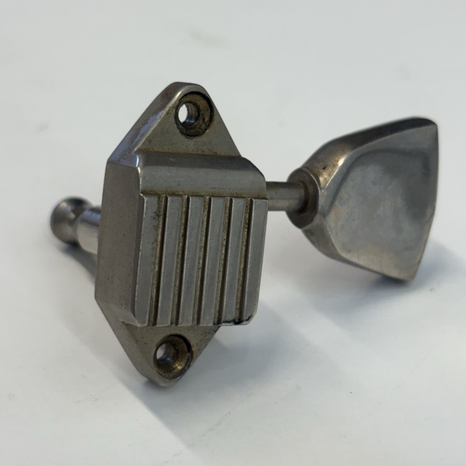 Vintage 60 Orig Gibson Waffle Nickle Les Paul SG Tuner  /  Tuning Peg Bass Side (1