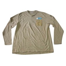 Tyndale Henley Men 2XL FR Cat2 Arc Rated Flame Resistant USA Flag Lineman