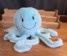 Steiff Octopus Plush Blue German Toy Collectors 063770 - 10  