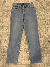 BDG Urban Outfitters Light Wash High Rise Slim Straight Leg Womens Jeans SIZE 28