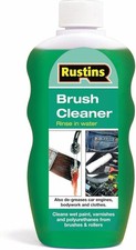 Image of Rustins Brush Cleaner 300ml Removes Paints & Varnishes Decorating De-Grease