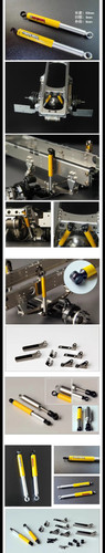 Metal Shock Absorber for 1/14 Tamiya RC Truck SCANIA 770S R620 VOLVO BENZ Car - Picture 9 of 19