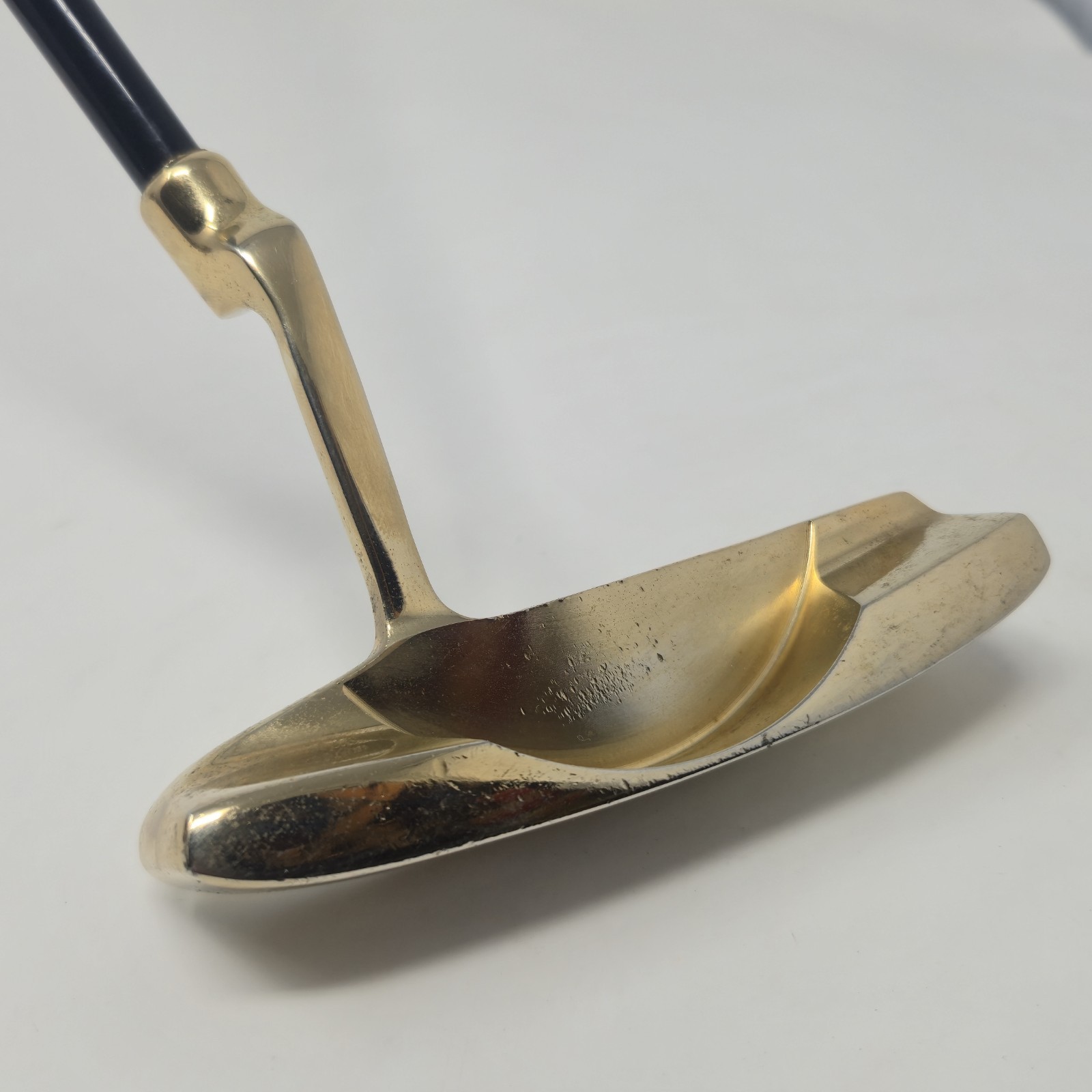 Vintage Sam Zeidman Custom Brass Mallet Putter 32" Master Maker Golfsmith Grip image 2