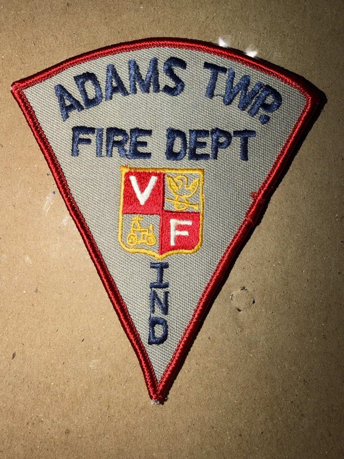 Vintage Adams Township Indiana Fire Department Patch NOS | eBay