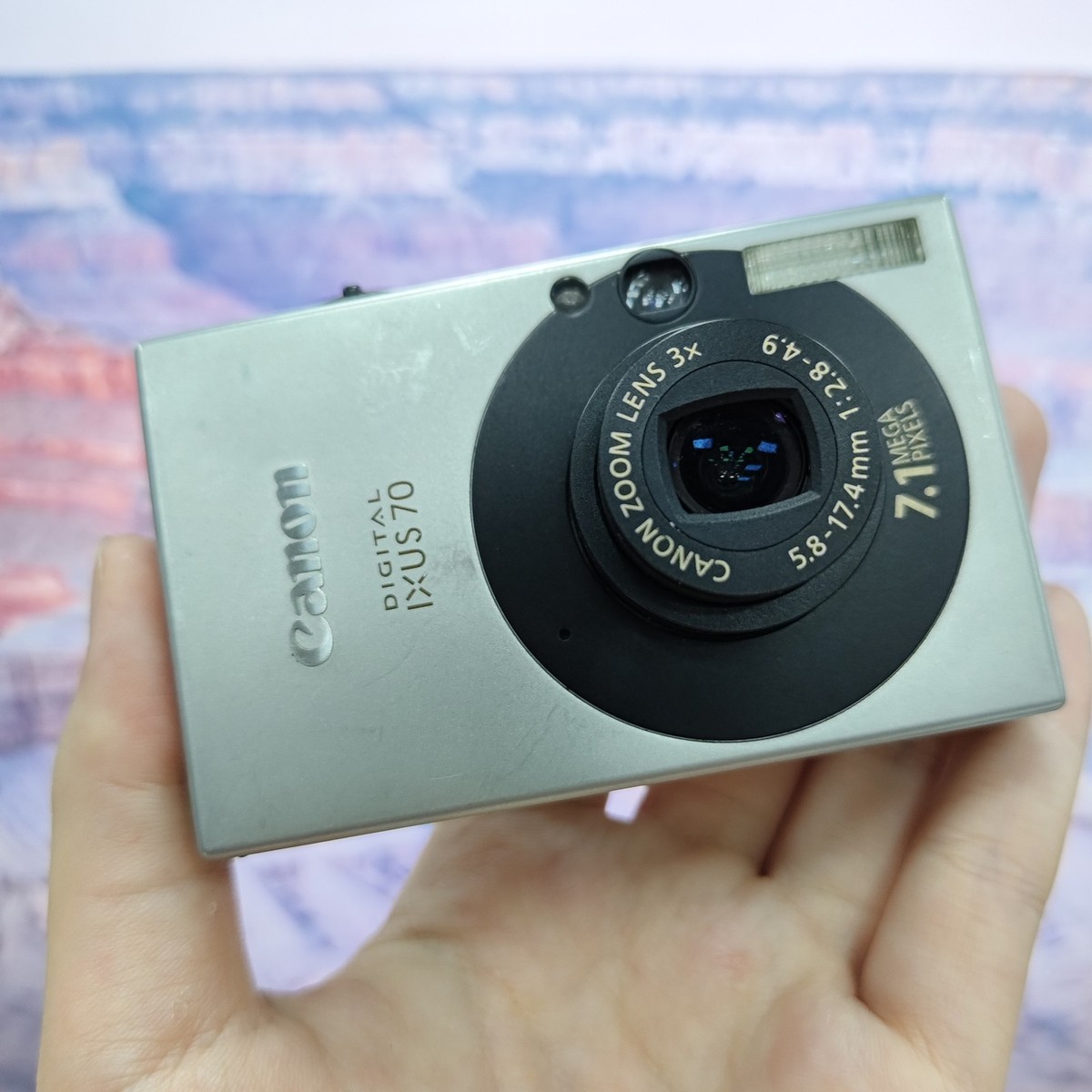 【美品】キャノン Canon IXY DIGITAL 70 Canon IXY DIGITAL 70 Silver 6.0MP PowerShot Digital Camera W