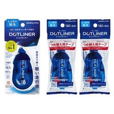 Kokuyo Dotliner Strong Adhesive Tape Glue  2 Refills DM400 Japan