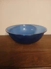 Pyrex 326 Cobalt Clear Blue Glass 4.0 L Large Mixing Salad Or Serving Bowl