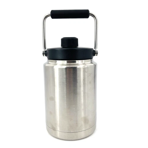 Yeti Rambler Half Gallon Jug Vacuum Insulated YETI Rambler 1/2 Gallon Jug Stainless Steel 64 Ounce Handle Magnetic Cap Lid