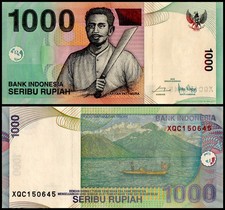 Indonesia 1000 Rupiah, 2016, P-141n, UNC, REPLACEMENT