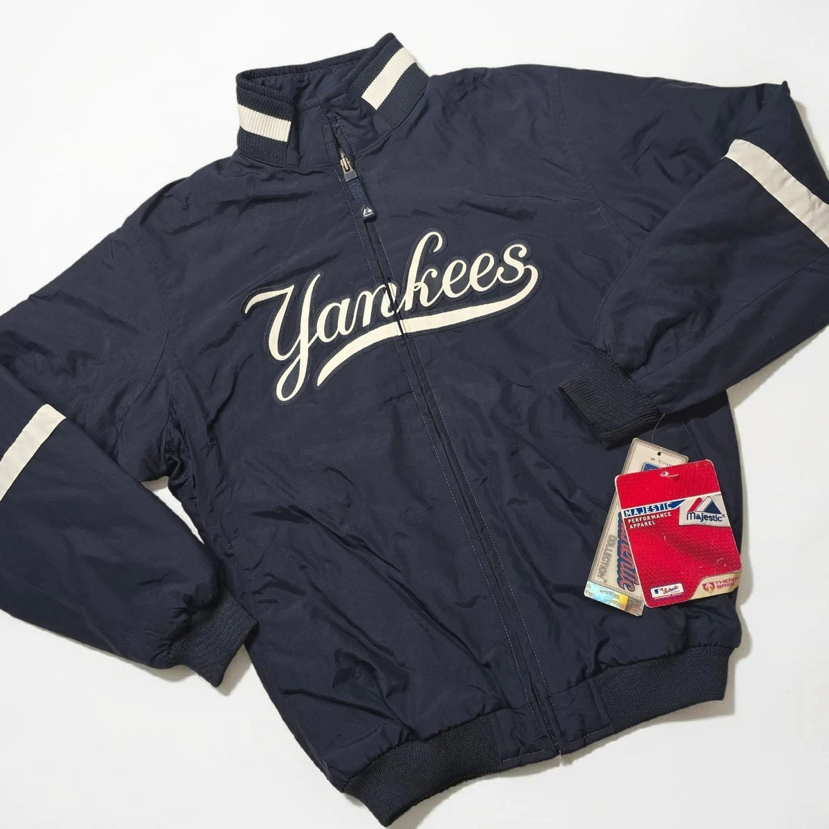 Yankees Majestic XXL ジャケット ネイビー Men's New York Yankees Majestic Navy On-Field Therma Base Thermal