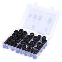 Kabelverschraubungen Wasserdicht Set Schwarz Nylon PG7 PG9 PG11 PG13.5 PG16 PG19