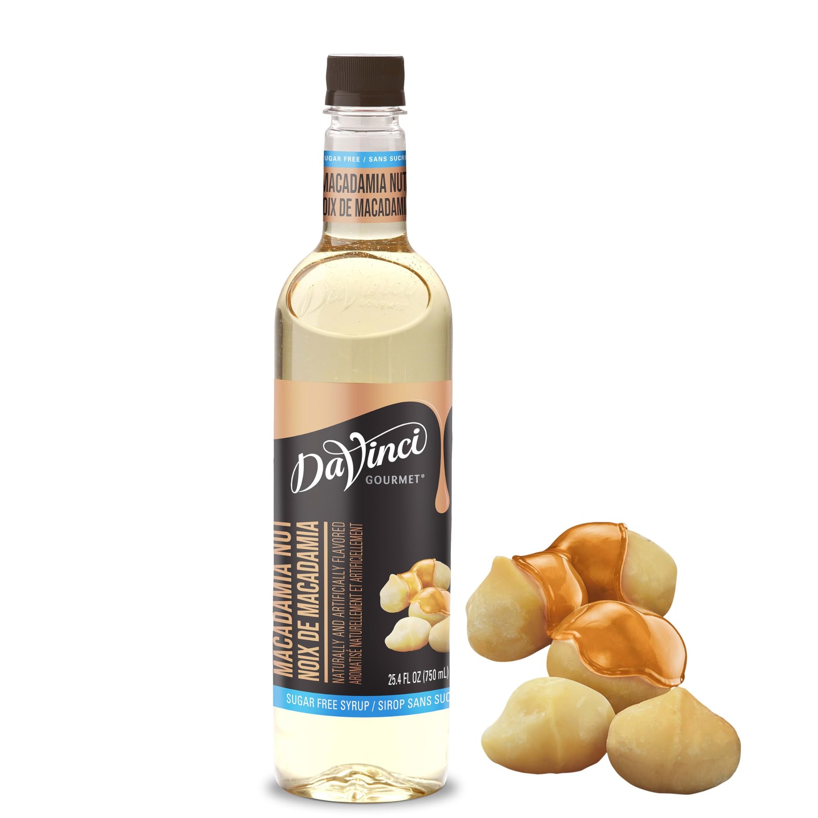 Sugar-Free Macadamia Nut Syrup, 25.4 Fluid Ounces (Pack of 1)
