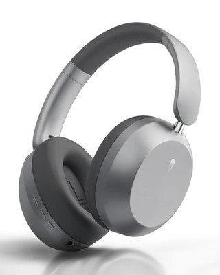 Wentronic Y05 Bluetooth Over-Ear Headphones with Active Standard, Space Grey