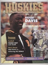 1998 Washington Huskies Gameday Magazine Game Programs Reggie Davis #2 0o9