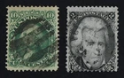 CKStamps: US Stamps Collection Scott#68 73 2c 10c Used