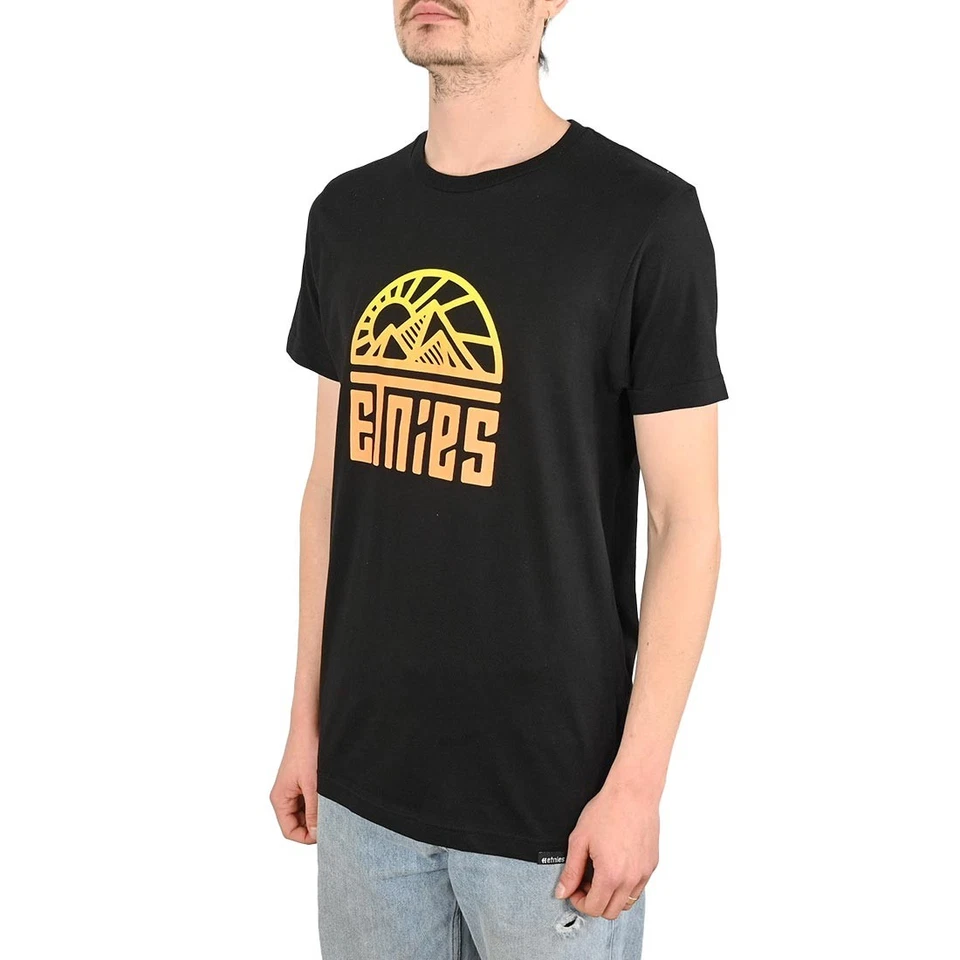 T-Shirt Etnies MTN S/S - Noir/Orange - Photo 3/4