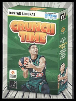 2023-24 Donruss Turkish Airlines EuroLeague #10 Kostas Sloukas Crunch Time