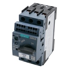 Siemens SIRIUS 3RV2011-4AA10 E:03 Circuit Breaker + 3RV2901-2E E:01 -used-