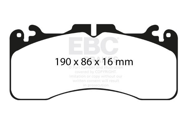 EBC DP31867C BRAKE PAD SET DISC BRAKE Front