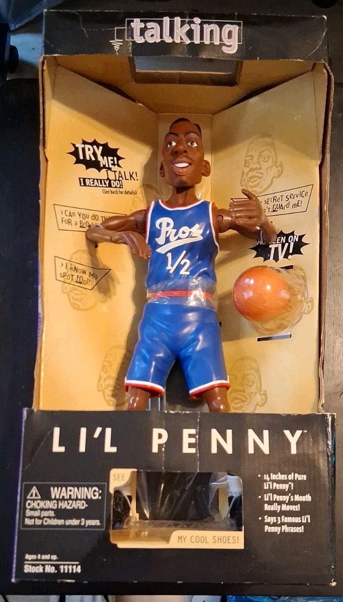 Vintage Nike 1997 Talking Lil Little Penny Hardaway Action Figure