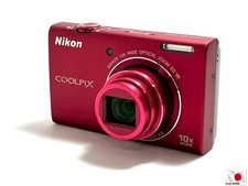 Nikon COOLPIX S6200 16.0MP 10x Compact Digital Camera Red From JAPAN (62212H2)J