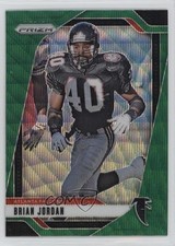 2024 Panini Prizm Green Wave Prizm Brian Jordan #17 hu1