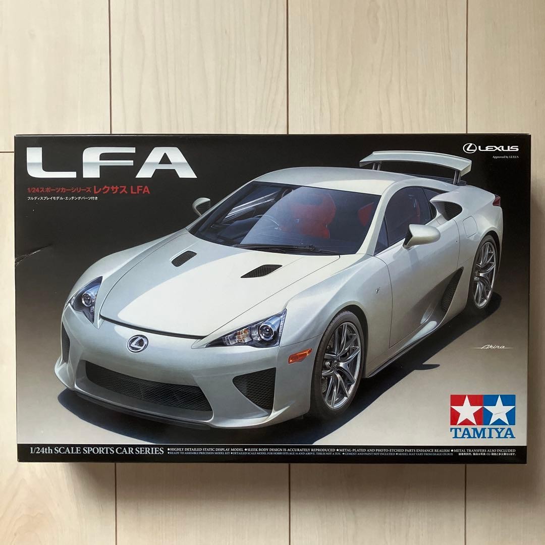 タミヤ 1/24 レクサス LFA フルビューモデル タミヤ 1/24 スポーツカーシリーズ フルビュー レクサスLFA | タミヤ