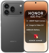 Smartphone HONOR 600 Pro 5G Android 512GB AI Móvil SIM Libre Negro 5109CHFF