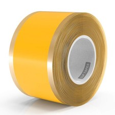 Silicone Self-Fusing Repair Tape for Emergency Hose Fixes Yellow