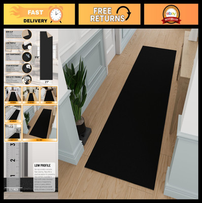 Non-Slip Hallway Runner Rug 2'7'' x 9'10'' Durable Easy Clean Pet Friendly Carpet