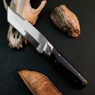 8.9" D2 Tactical Camp Knife Full Tang Resin Handle Fixed Blade Leather Sheath — photo 5