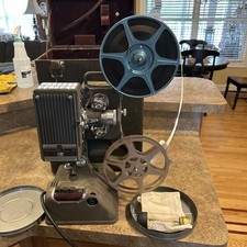 Kodak Kodascope Sixteen-20 Film Projector Silent 16mm w/Reel, Case  Film Works 