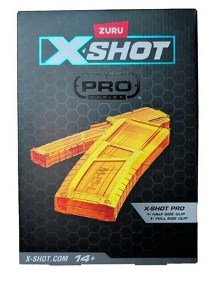 ZURU X-Shot Pro Clip Pack Half & Full Size Dart Magazines New Clips Only